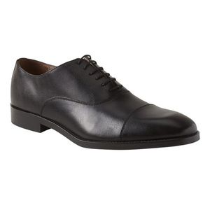 Banana Republic Men's Black Leather Oxford Dress Shoes